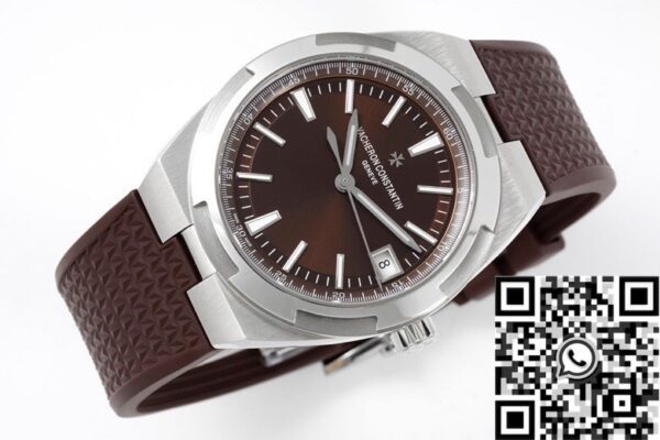 Vacheron Constantin Overseas 4500V Brown Rubber Strap Watch