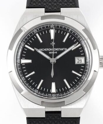 Vacheron Constantin Overseas Black 4500V Rubber Strap Watch