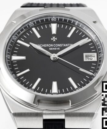Vacheron Constantin Overseas Black 4500V Rubber Strap Watch