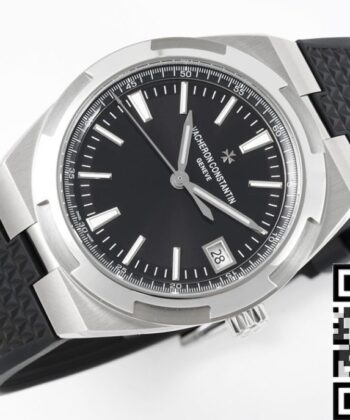 Vacheron Constantin Overseas Black 4500V Rubber Strap Watch