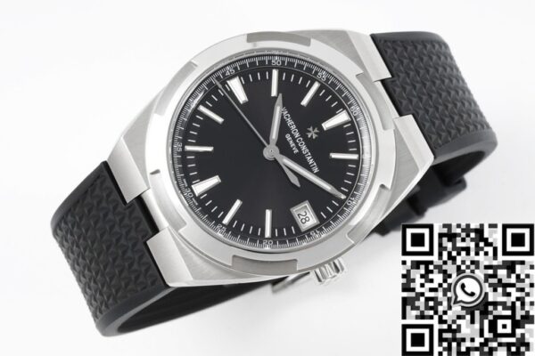 Vacheron Constantin Overseas Black 4500V Rubber Strap Watch