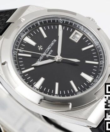 Vacheron Constantin Overseas Black 4500V Rubber Strap Watch
