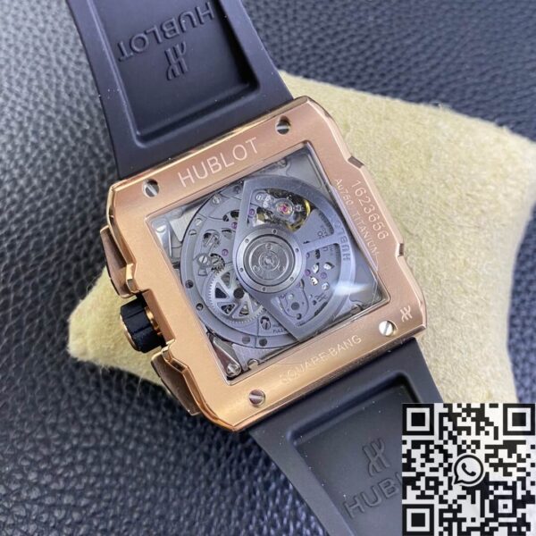 Hublot Square Bang Unico 821.OM.0180.RX Gold Case Watch