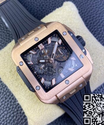 Replica Square Bang Unico Hublot 821.OX.0180.RX King Gold