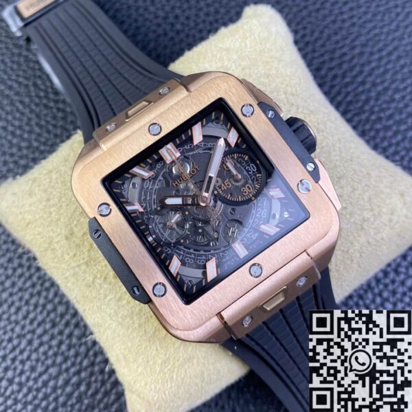 Replica Square Bang Unico Hublot 821.OX.0180.RX King Gold