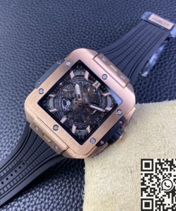 Replica Square Bang Unico Hublot 821.OX.0180.RX King Gold