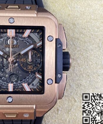 Replica Square Bang Unico Hublot 821.OX.0180.RX King Gold