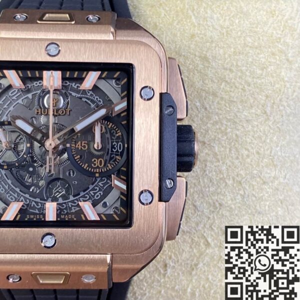 Replica Square Bang Unico Hublot 821.OX.0180.RX King Gold