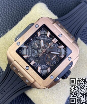 Replica Square Bang Unico Hublot 821.OX.0180.RX King Gold