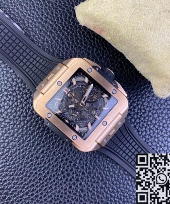 Replica Square Bang Unico Hublot 821.OX.0180.RX King Gold