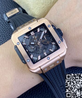 Replica Square Bang Unico Hublot 821.OX.0180.RX King Gold