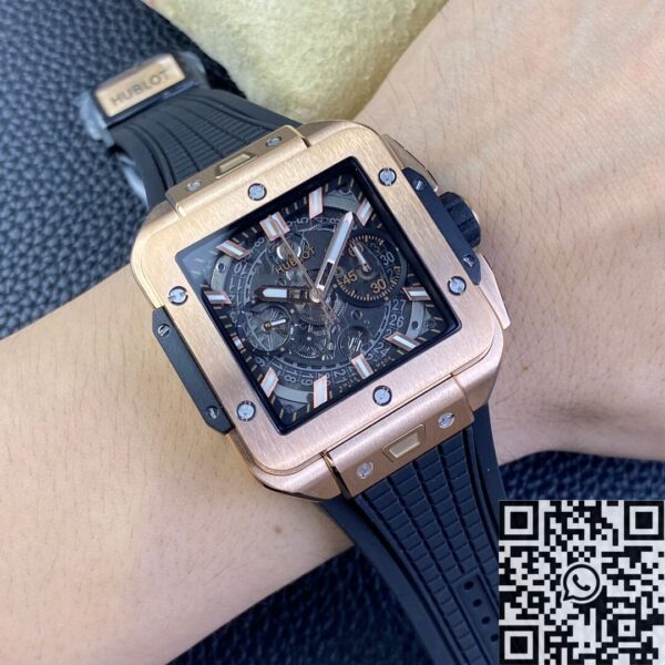Replica Square Bang Unico Hublot 821.OX.0180.RX King Gold