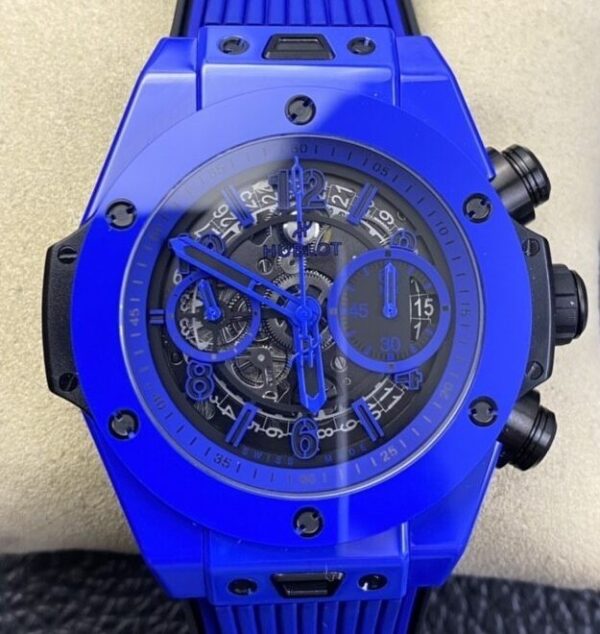 Fake Hublot Big Bang Unico 411.ES.5119.RX Blue Ceramics Watch