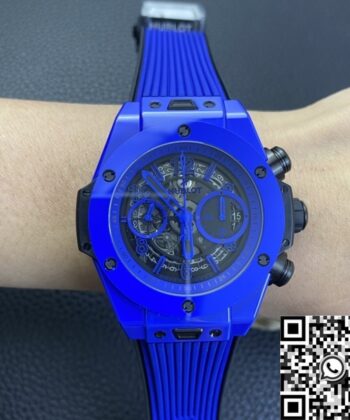 Fake Hublot Big Bang Unico 411.ES.5119.RX Blue Ceramics Watch