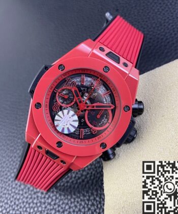 Fake Hublot Watch Big Bang Unico 411.CF.8513.RX Red Ceramics