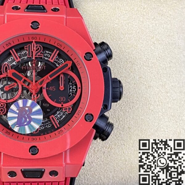 Fake Hublot Watch Big Bang Unico 411.CF.8513.RX Red Ceramics