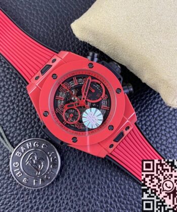 Fake Hublot Watch Big Bang Unico 411.CF.8513.RX Red Ceramics