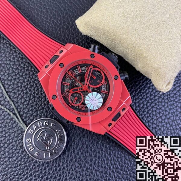 Fake Hublot Watch Big Bang Unico 411.CF.8513.RX Red Ceramics