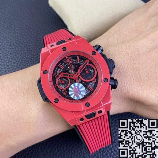 Fake Hublot Watch Big Bang Unico 411.CF.8513.RX Red Ceramics
