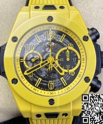 Big Bang Fake Watch Hublot 441.CY.471Y.RX Yellow Ceramics