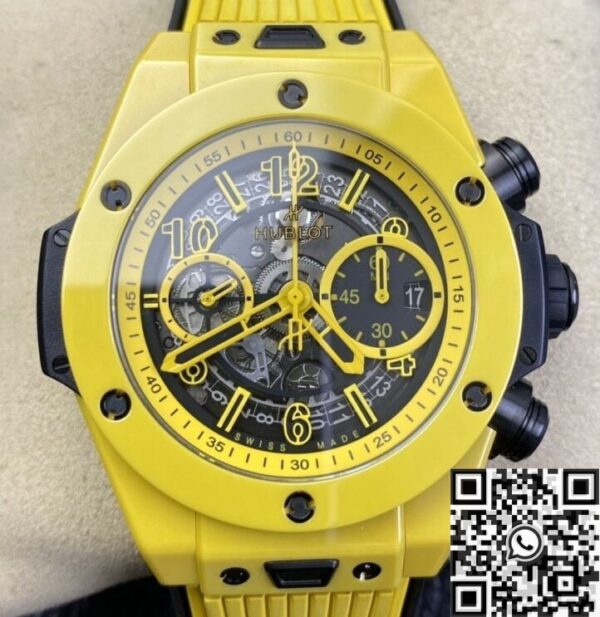 Big Bang Fake Watch Hublot 441.CY.471Y.RX Yellow Ceramics
