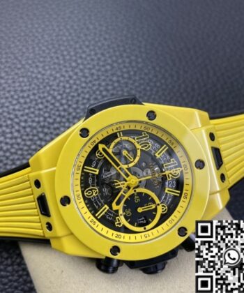 Big Bang Fake Watch Hublot 441.CY.471Y.RX Yellow Ceramics