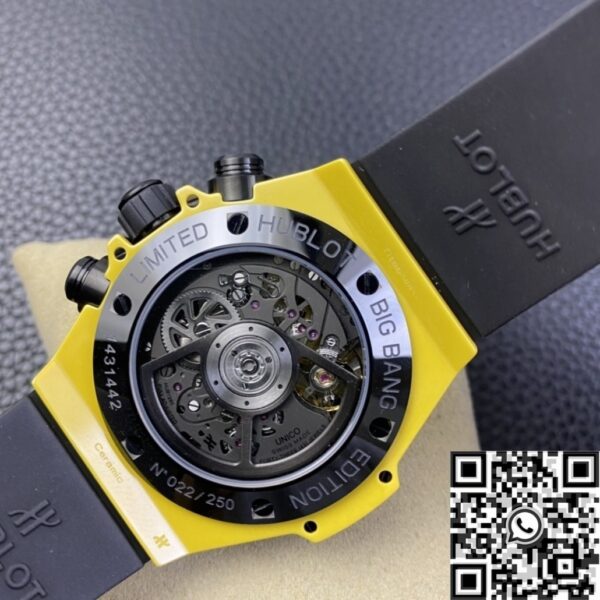 Big Bang Fake Watch Hublot 441.CY.471Y.RX Yellow Ceramics