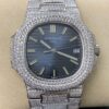 R8 Factory Nautilus Patek Philippe 5711 Blue Diamond Dial Watch