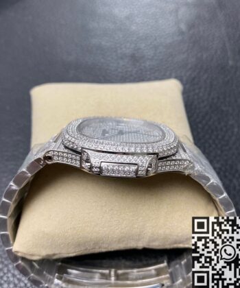 R8 Factory Patek Philippe Nautilus 5711 Full Diamond Watch