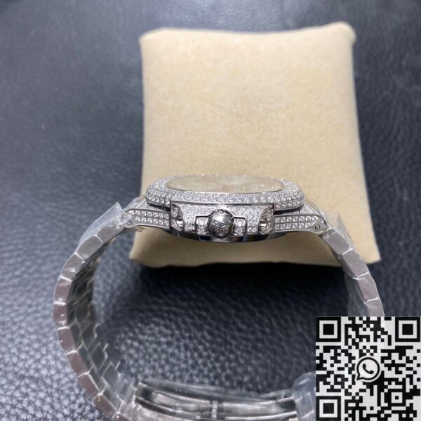 R8 Factory Patek Philippe Nautilus 5711 Full Diamond Watch