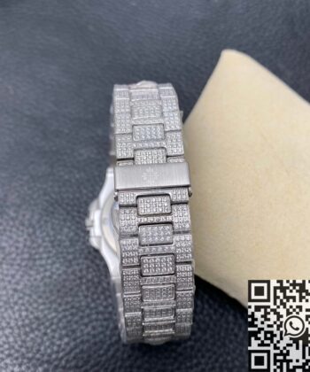 R8 Factory Patek Philippe Nautilus 5711 Full Diamond Watch