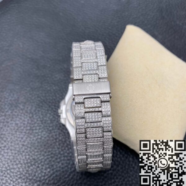 R8 Factory Patek Philippe Nautilus 5711 Full Diamond Watch