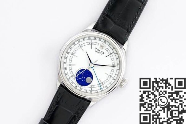 Rolex Cellini Moonphase M50535-0002 White Dial EW Factory