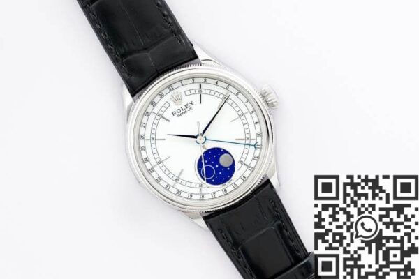 Rolex Cellini Moonphase M50535-0002 White Dial EW Factory