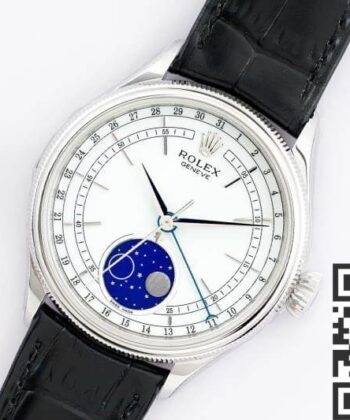 Rolex Cellini Moonphase M50535-0002 White Dial EW Factory