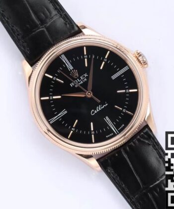 Rolex Cellini Coin Watch​ M50505-0009 Black Dial EW Factory
