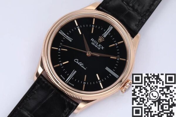 Rolex Cellini Coin Watch​ M50505-0009 Black Dial EW Factory