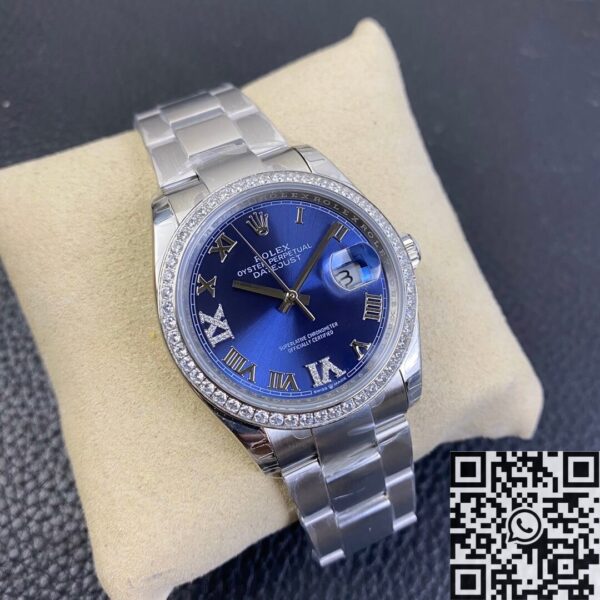 Rolex Datejust 36​ Watch M126284RBR Blue Dial Size EW Factory