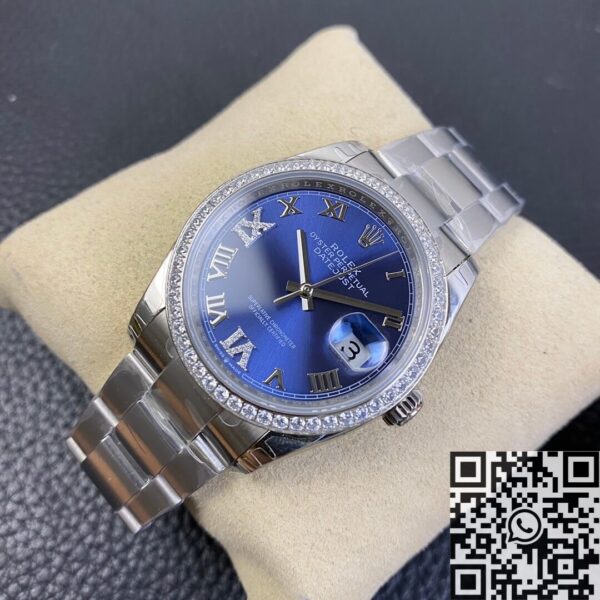 Rolex Datejust 36​ Watch M126284RBR Blue Dial Size EW Factory