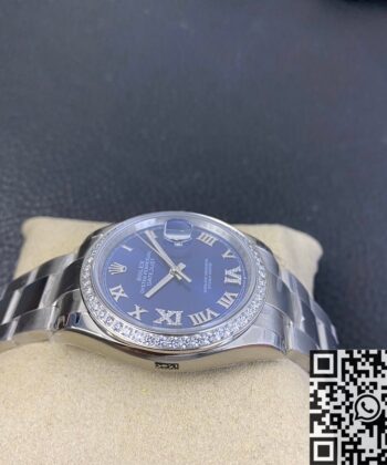 Rolex Datejust 36​ Watch M126284RBR Blue Dial Size EW Factory