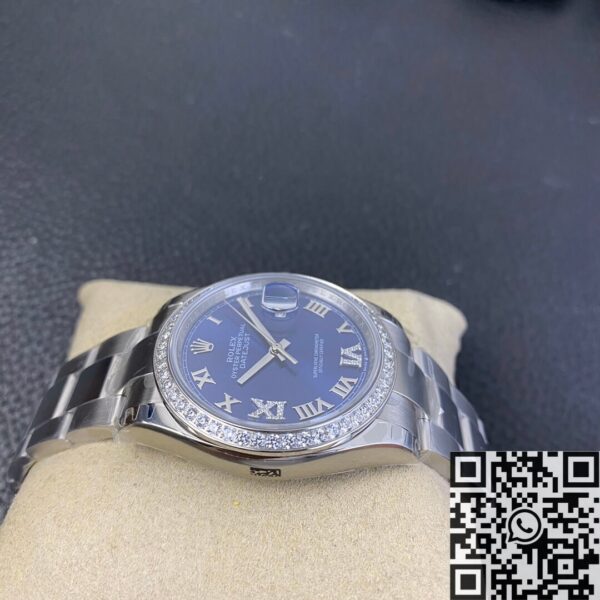Rolex Datejust 36​ Watch M126284RBR Blue Dial Size EW Factory