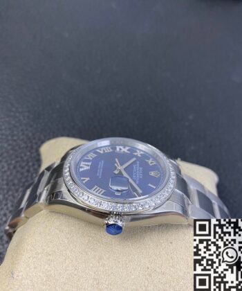 Rolex Datejust 36​ Watch M126284RBR Blue Dial Size EW Factory