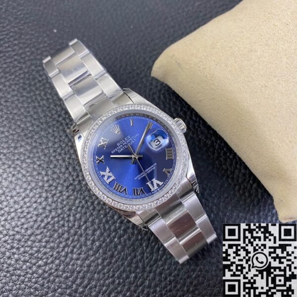 Rolex Datejust 36​ Watch M126284RBR Blue Dial Size EW Factory