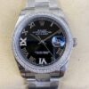 Rolex Lady Datejust M126284RBR Black Dial 36mm EW Factory