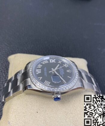 Rolex Lady Datejust M126284RBR Black Dial 36mm EW Factory