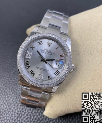 Rolex Ladies Datejust​ M126284RBR-0022 Silver Dial Size 36mm