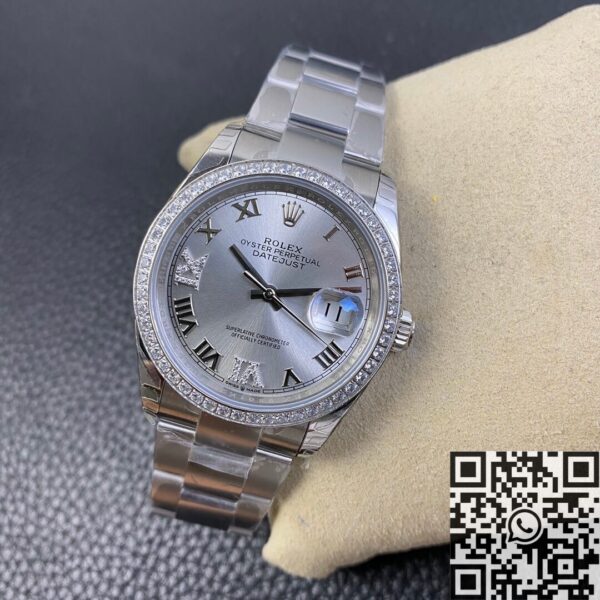 Rolex Ladies Datejust​ M126284RBR-0022 Silver Dial Size 36mm