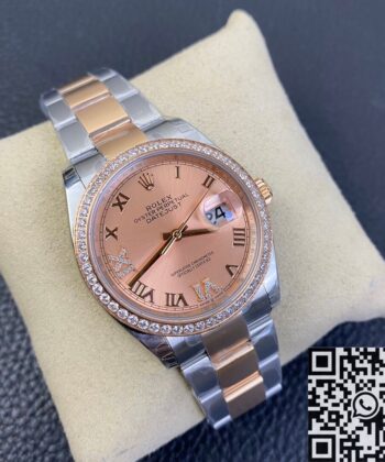 Female Datejust Rolex​ M126281RBR-0016 Rose Gold Watch