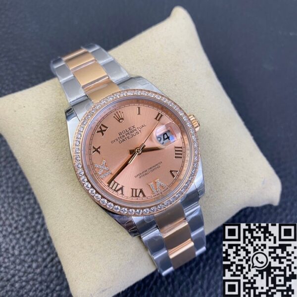 Female Datejust Rolex​ M126281RBR-0016 Rose Gold Watch