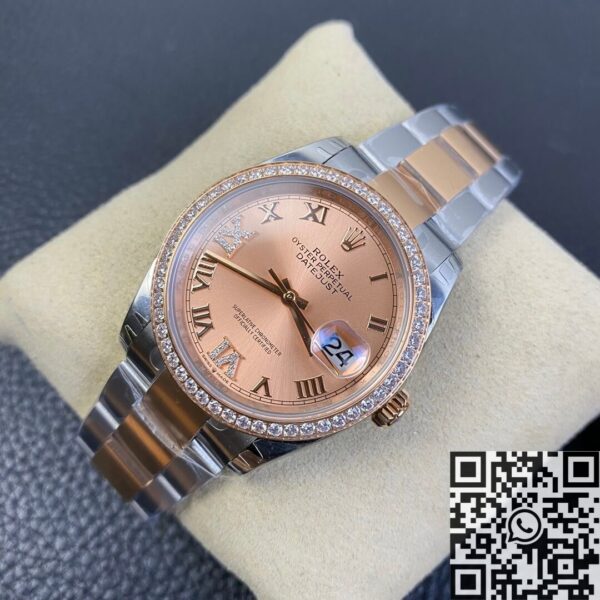 Female Datejust Rolex​ M126281RBR-0016 Rose Gold Watch